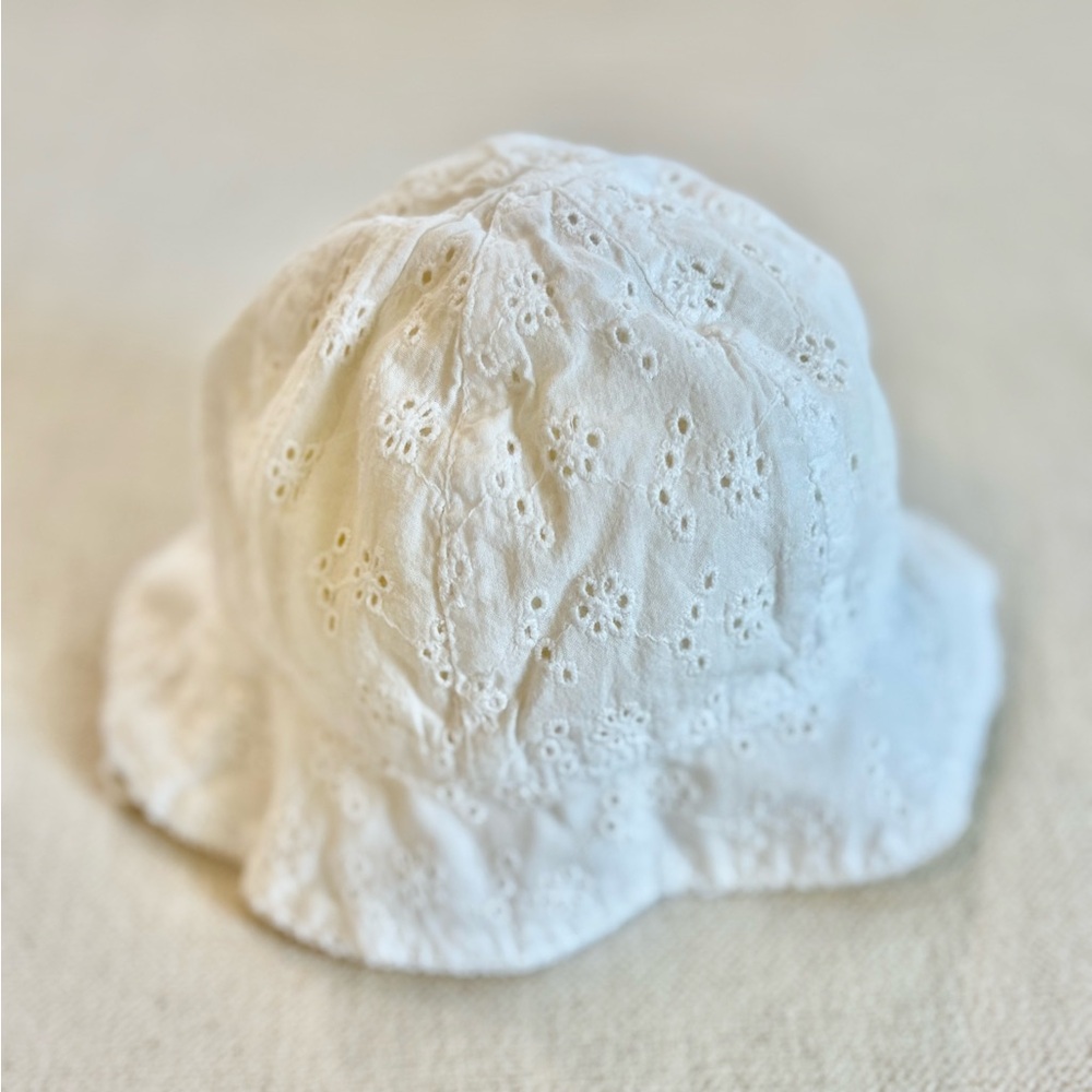 Nordstrom White Baby Beach Hat